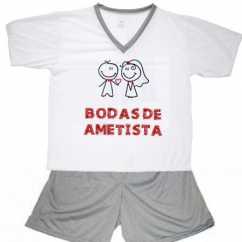 Pijama Bodas De Ametista