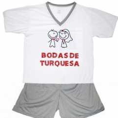 Pijama Bodas De Turquesa